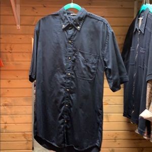 Men’s Navy button down shirt